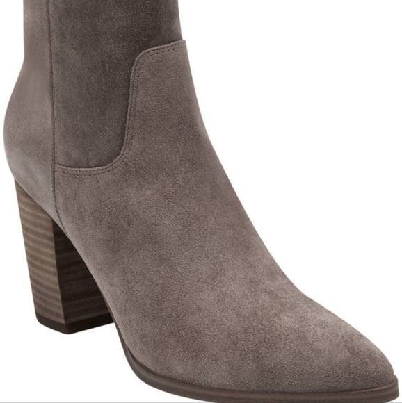 Marc Fisher LTD Giana Western Bootie -Beige/Taupe - Picture 2 of 4